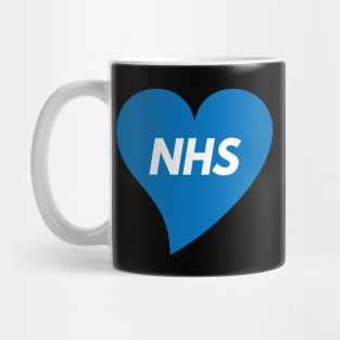 NHS Blue heart Flag Mug